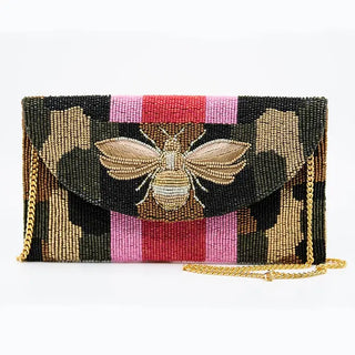 Army Fatigue Beaded Purse shopwheninroam