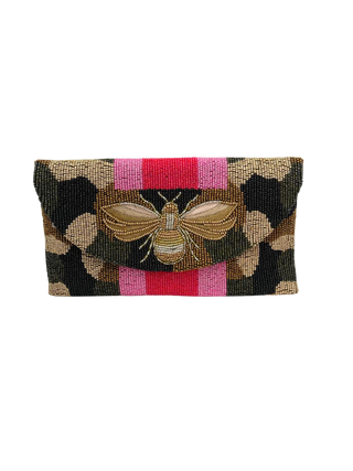 Army Fatigue Beaded Purse shopwheninroam