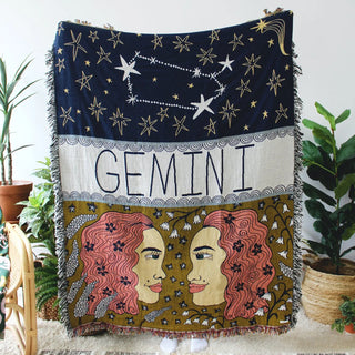 Astrology Throw Blanket shopwheninroam