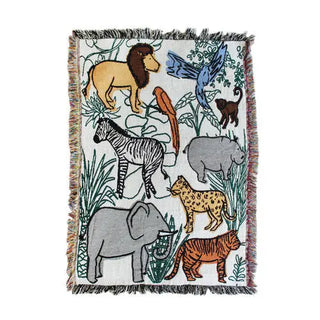 Into the Jungle Mini Tapestry Blanket Calhoun & Co.