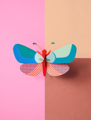Lily Butterfly 3D Wall Art shopwheninroam