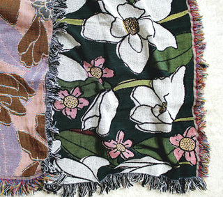 Magnolia Throw Blanket Calhoun & Co.