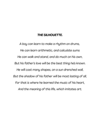 The Silhouette Fine Art Print